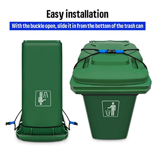 PAHTTO Trash Can Lock, Lid Lock for 30-51 Gal Outdoor | Pet Essentials - Image 8