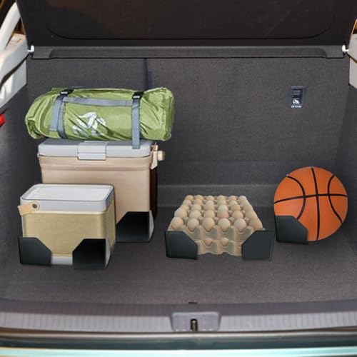 Car Trunk Organizer Blocks, 4 Pack Hook & Loop Cargo Dividers - Image 3