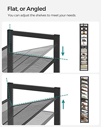 SONGMICS Shoe Rack, 12-Tier Shoe Organizer, Metal Sh | All Products - Image 7