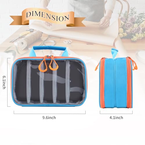 Washi Tape Box Organizer Bag,Transparent Divider Container - Image 4