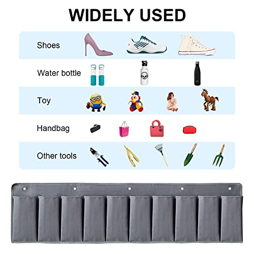 RV Shoe Pockets 10 Pockets Heavy Hanging Bedside Storage - Image 5