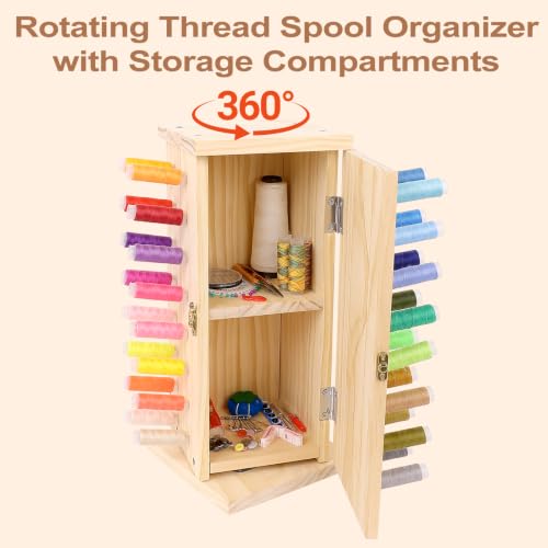 Hafeehafi 360° Rotating Thread Spool Holder, Thread Spool - Image 3