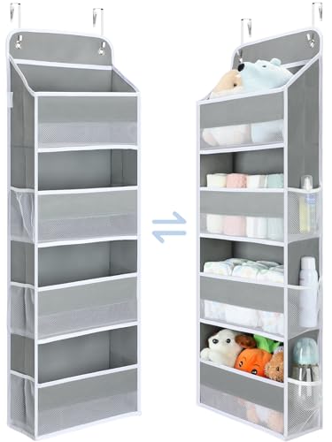 Yecaye 1 Pack Over the Door Organizer, 35.2lbs Load Toy Stuffed - Image 2