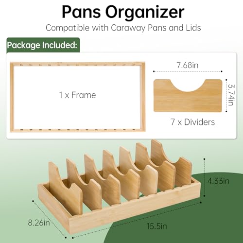 Pan Organizer Compatible with Caraway, Pots and Pans Organizer - Image 7