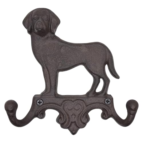 Cast Iron Dog Wall Hooks for Hanging, Heavy Duty Dog Leash - Image 2