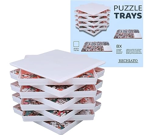 8 Sorting Trays with Lid 8x8 Premium Puzzle Trays - Image 7