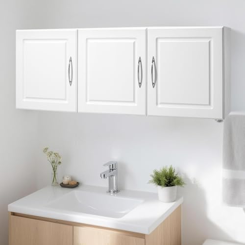 VEVOR Laundry Room Wall Cabinet, 2-Tier Wall Mounted - Image 3