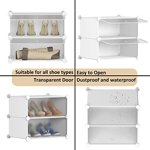 HOMIDEC Shoe Storage, 10-Tier Shoe Rack Shoe Organizer for Closet - Image 6