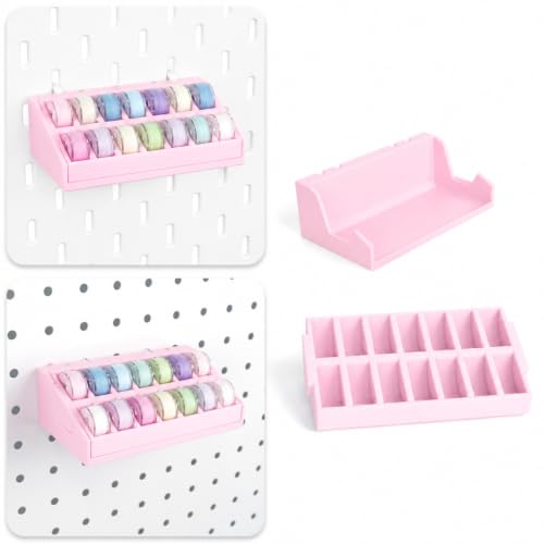 Sewing Bobbins Pegboard Holder for SKADIS, 1/4'' Pegboard | Pink - Image 2