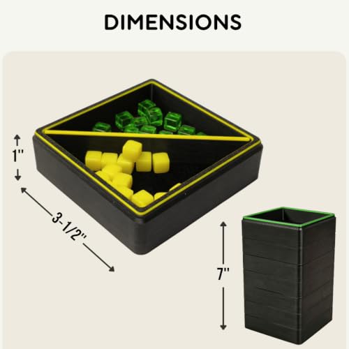 Sq. Modular Magnetic Dice Trays, Board Game Token Tray - Image 3