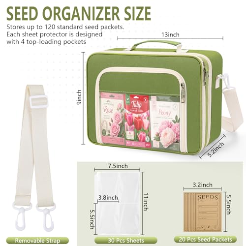 Seed Storage Organizer Binder, Seed Holder Organizer - Image 4