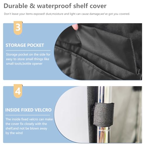 Waterproof Shelf Cover,Outdoor 600D Heavy Duty Dustproof - Image 7