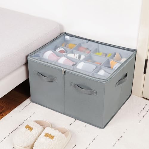 Shoe Organizer for Closet, Foldable Shoe Box | Home Organization - Image 6