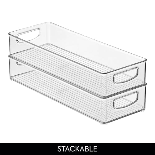 iDesign Slim Extra Long Clear Storage Bin - Image 6