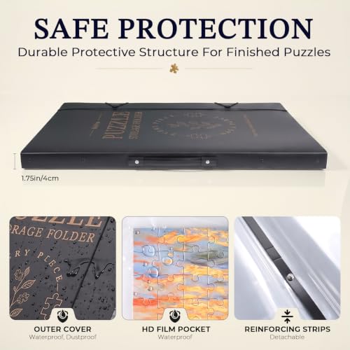 Nicpro Puzzle Storage Folder for 500-1000 Pieces Jigsaws - Image 5