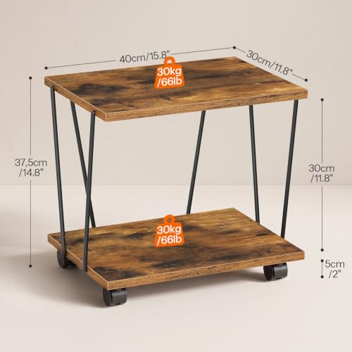 HOOBRO Tool-Free Assembly Printer Stand, 2-Tier Printer Table - Image 5