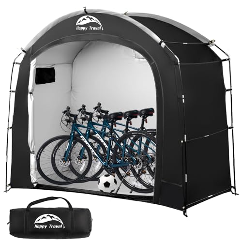 Bike Storage Shed Tent, Waterproof Portable Bicycle Cover Shed - Image 2