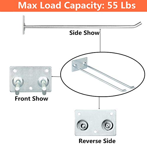 Wall Mounted Steel Long Handled Tools Storage Hooks, 12 - Image 5