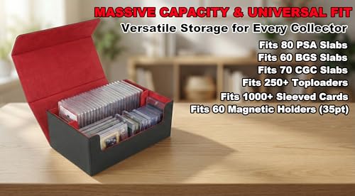 Graded Card Storage Box, Large Trading Card Storage Box - Image 3