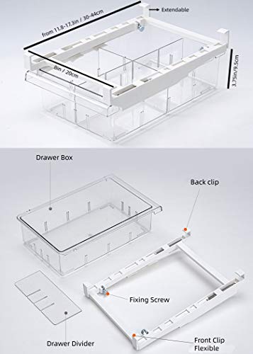 YekouMax Fridge Drawer Organizer, Refrigerator Organizer Bins - Image 6