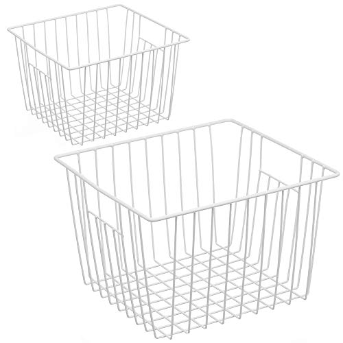 Deep Refrigerator Freezer Baskets, Large Household Wire - Image 2