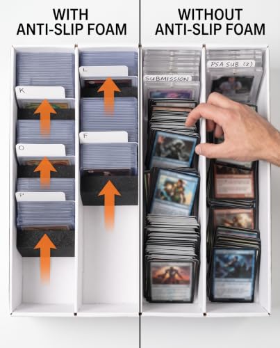 2-Pack Trading Card Bulk Storage Box Cardboard Organizer - Image 5
