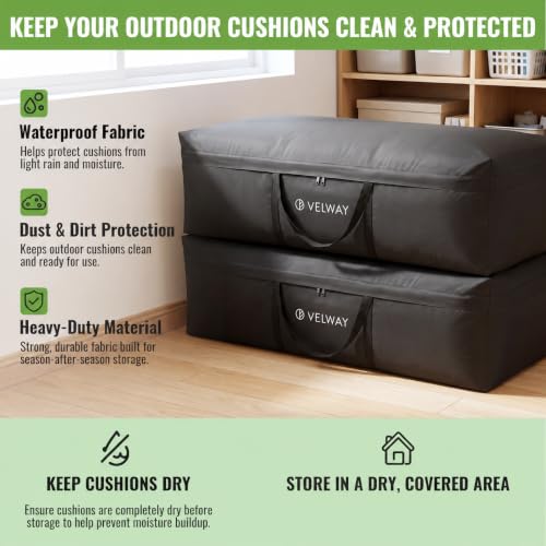 Outdoor Cushion Storage Bag Water-Resistant 420D Oxford - Image 6