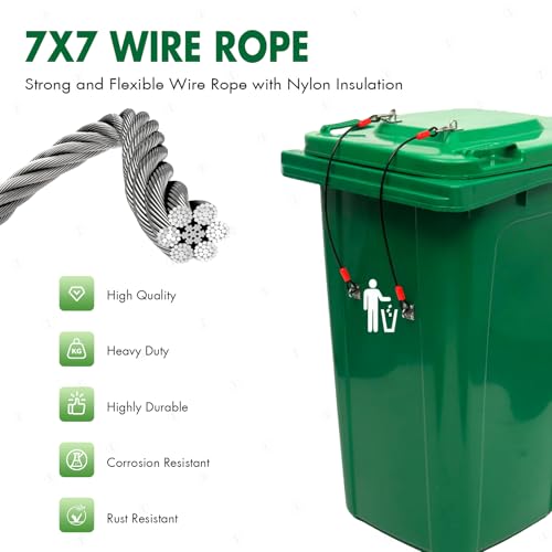 Trash Can Locks、 Garbage Can Lid Locks for Animals, Bear - Image 5
