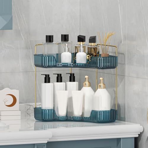 Corner Bathroom Counter Organizer Bathroom Countertop Shelf - Image 6