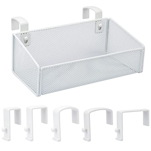 Bedside Caddy Hanging Storage Basket Beside Shelf Metal - Image 2