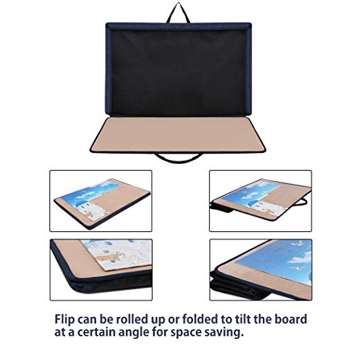 Becko US 1000 Piece Puzzle Board, Portable Case with Trays - Image 5