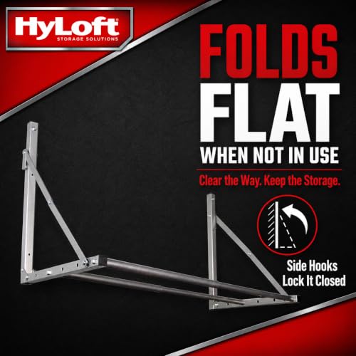 HyLoft Wall-Mounted Folding Tire Storage Loft Rack - Image 7