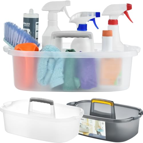 Haundry Large Cleaning Caddy with Handle, Cleaning Tool Storage - Image 8