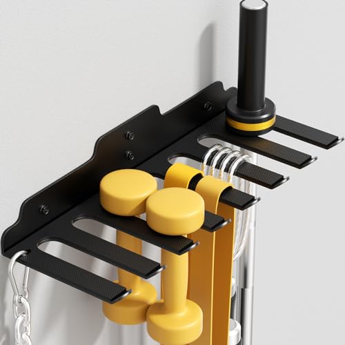 Olympic Barbell Hanger,Garage Gym Bar Wall Rack - Image 2