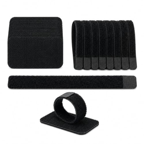 Under Desk Cable Management Ties, 20 Pack - Image 2