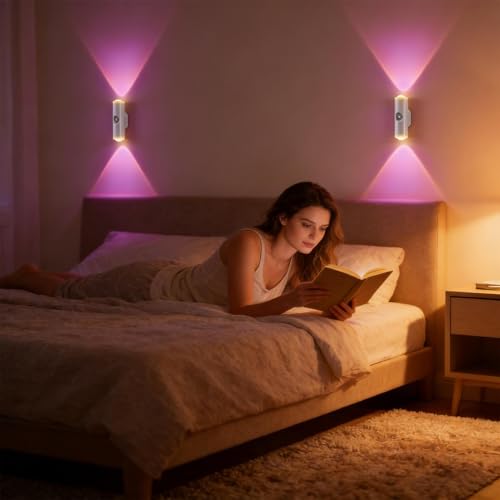 3. LED Motion Sensor Light Indoor, Wireless Wall Lamp - Image 3