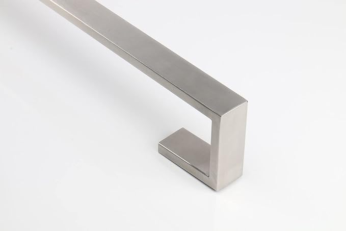 TocTen Bath Towel Rack - Square Base Thicken SUS304 Stainless Steel Towel Bar for Bathroom, Bathroom Bar Accessories Towel Rod Heavy Duty Wall Mounted Towel Holder (Brushed Nickel, 33 Inch)
