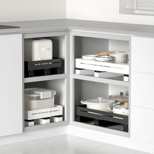 Pull Out Cabinet Organizer With Raising Pad for Framed - Image 7