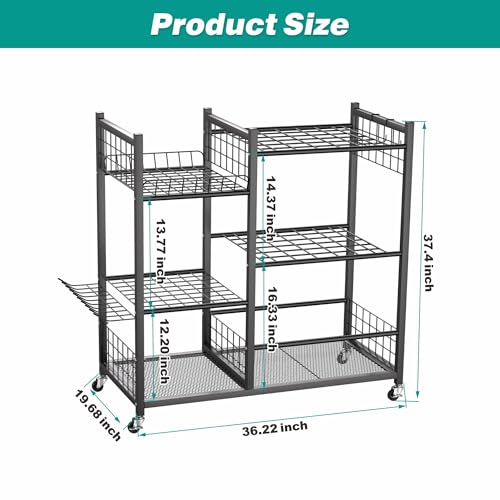 Garden Tool Organizer, Garage Tool Storage Organization - Image 4