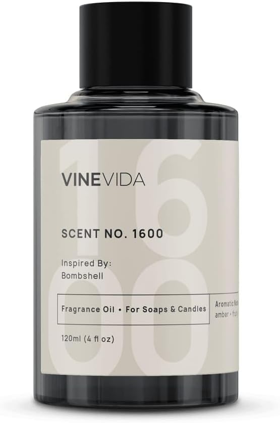 VINEVIDA [4oz] (Our Version of) Bombshell Fragrance Oil for Soap Making Scents for Candle Making, Perfume Oils, Bath Bombs, Car Freshies, Linen Spray Lotion, Laundry Dryer Balls