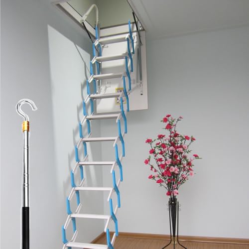 Ladder Pull Down System Kit - Attic Pull System Hook Set - Image 3