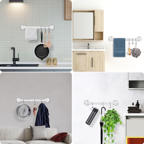 Industrial Pipe Towel Rack Towel Bar, Heavy Duty Wall Mounted - Image 7