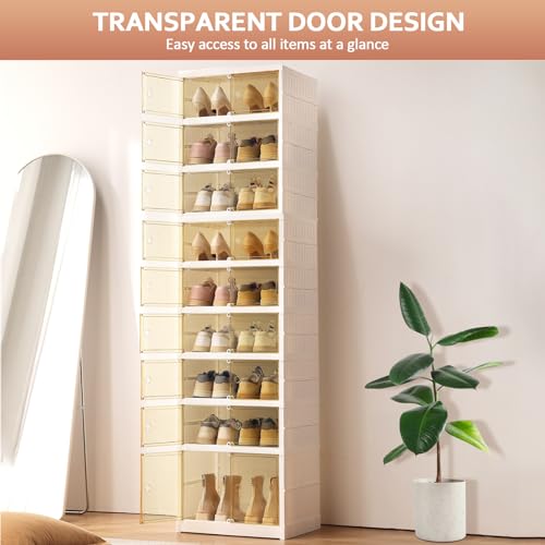 Shoe Rack Organizer for Entryway, 9 Tiers, 18 Pairs, 17.3" Wide - Image 7