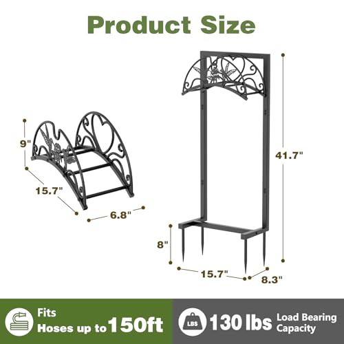 Garden Hose Holder - Upgraded Electrophoretic Coating - Image 3