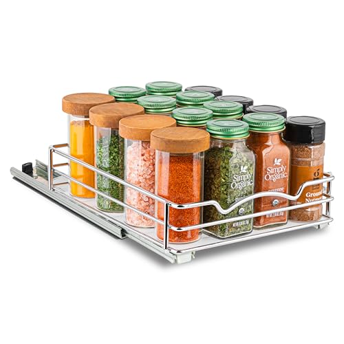 Pull Out Spice Rack for Cabinet, Spice Organizer 8-3/8"W - Image 2