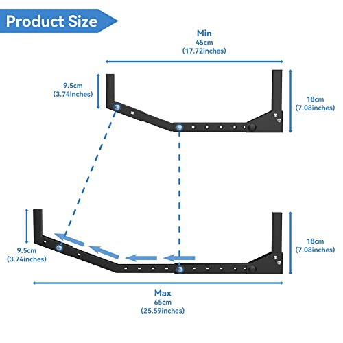 WALMANN Wall Mount Kayak Storage Rack, Kayak Hooks for Garage - Image 4
