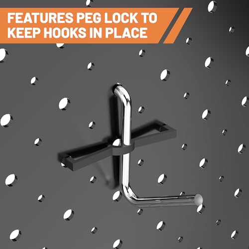 Pegboard Hooks Set, Peg Board Organizer Accessories with Bins - Image 7