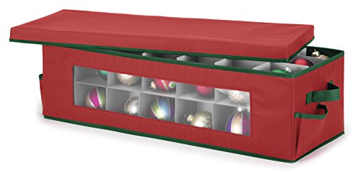 Whitmor Ornament Storage Box 42 Compartments with Outer - Image 3