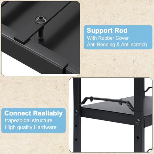 1 Pack Expandable Cabinet Countertop Shelves, Stackable Shelves - Image 8