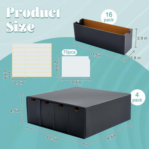 Cholemy Trading Card Storage Box Card Organizer, 4 Row - Image 3